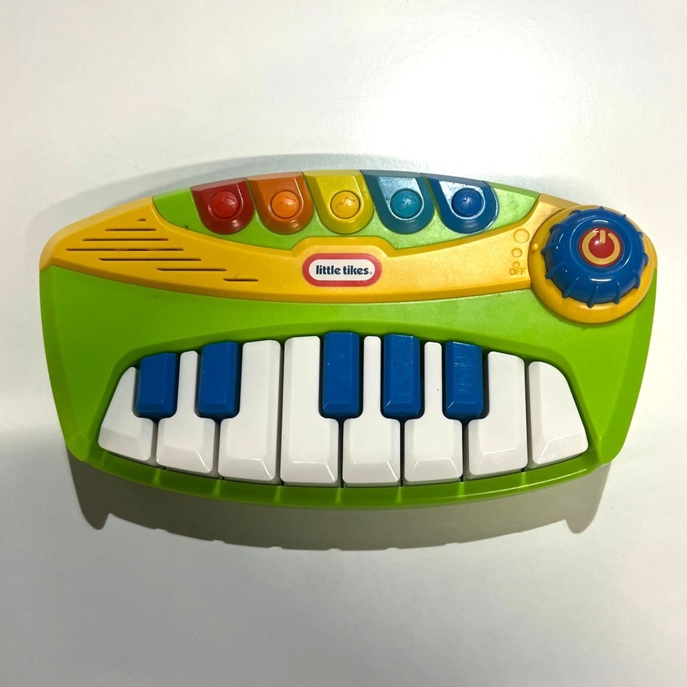 Little Tikes Pop Tunes Keyboard Electronic Toy Musical Piano Green Video!